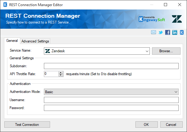 SSIS REST Zendesk Connection Manager